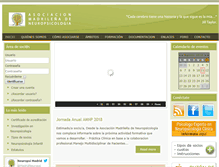 Tablet Screenshot of neuropsicologiamadrid.com
